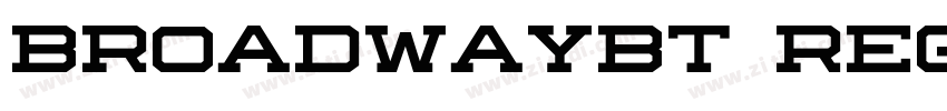 BroadwayBT Regular字体转换